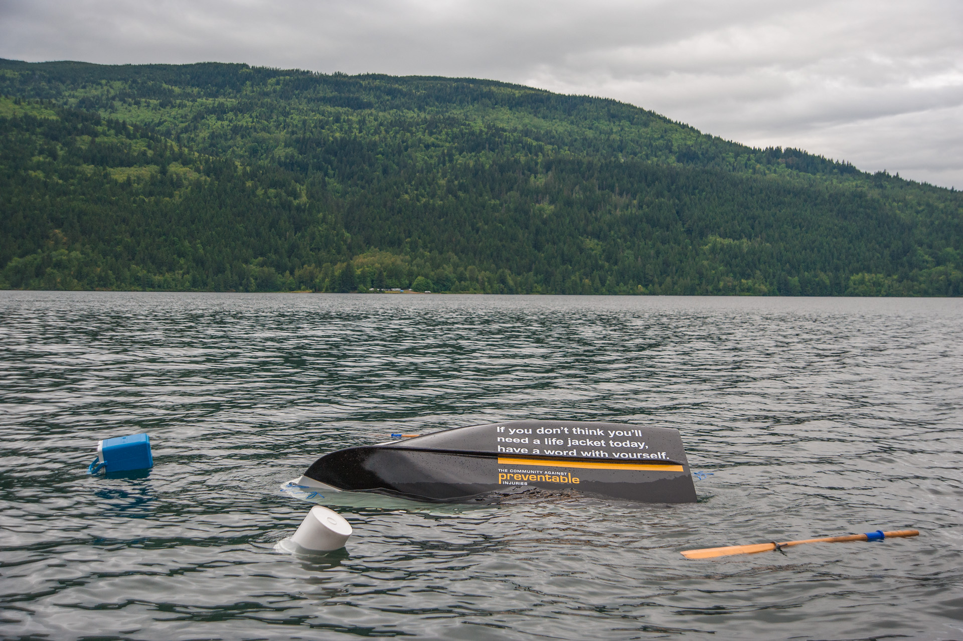 Overturned boat 2014